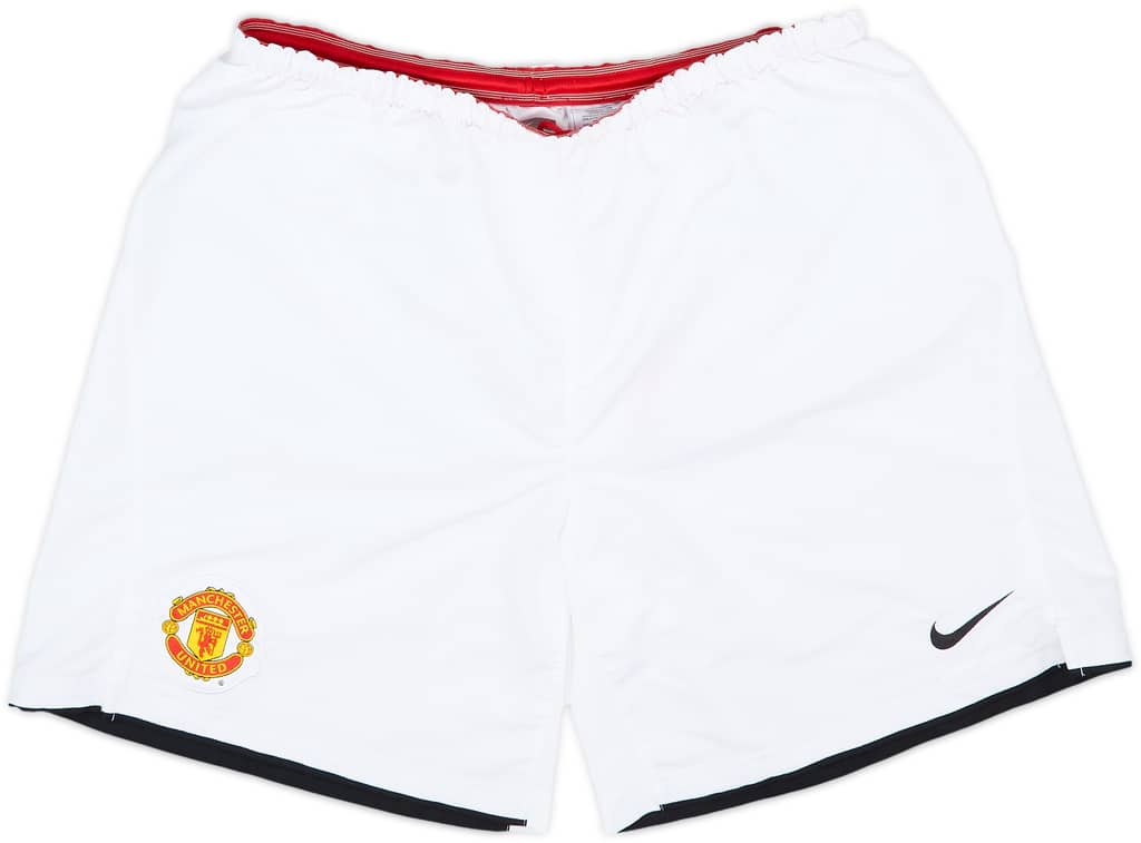 2007-09 Manchester United Home Shorts - 8/10 - (L)