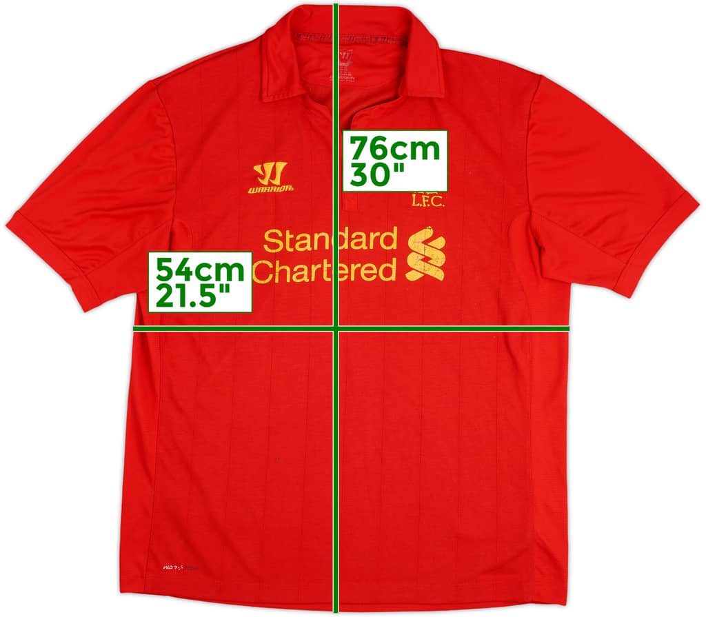 2012-13 Liverpool Home Shirt - 5/10 - (XL)