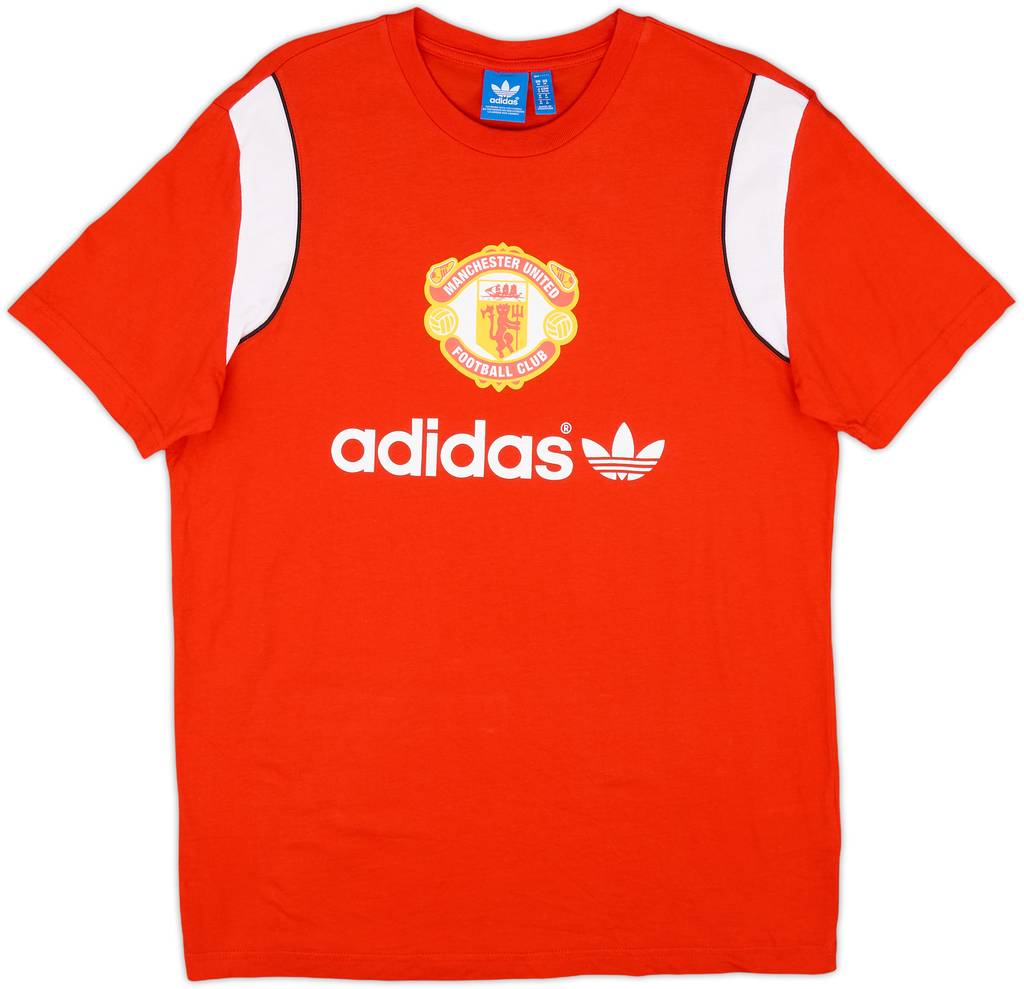 2015-16 Manchester United adidas Originals Cotton Tee - 8/10 - (M)