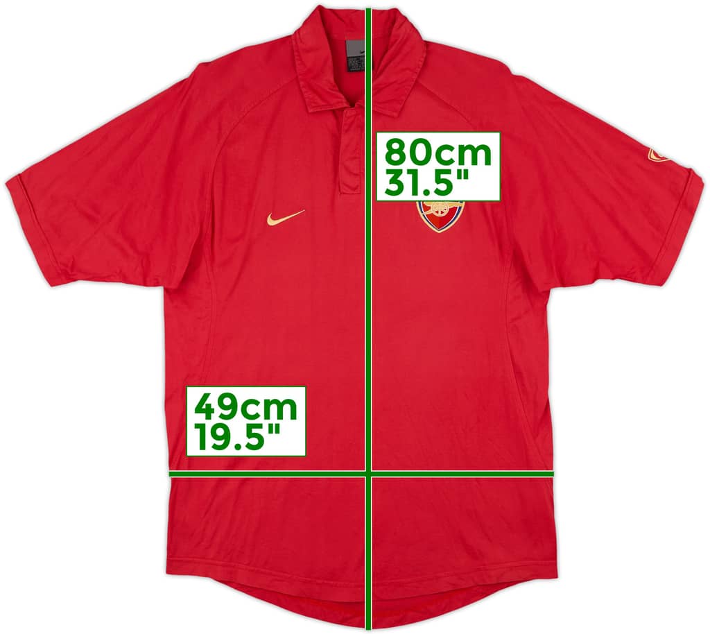 2003-04 Arsenal Nike Polo Shirt - 6/10 - (M)
