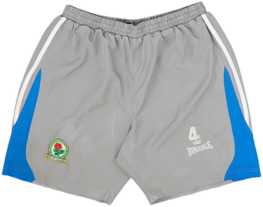 2006-07 Blackburn Rovers Player Issue Lonsdale Training Shorts #4 - 5/10 - (XXL)