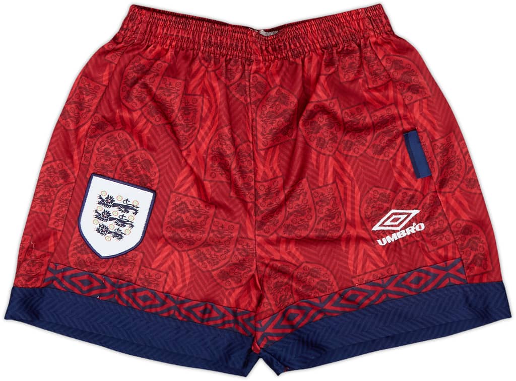 1993-95 England Away Shorts - 8/10 - (S)
