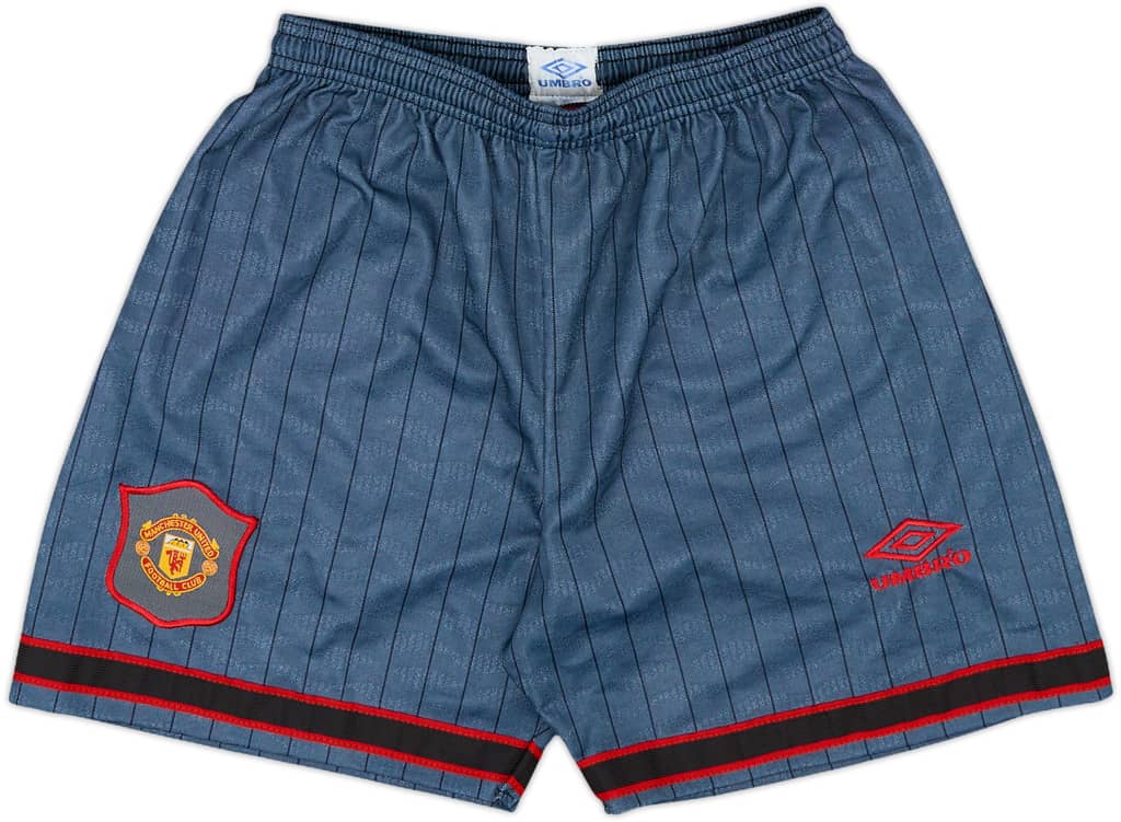 1995-96 Manchester United Away Shorts - 10/10 - (S)