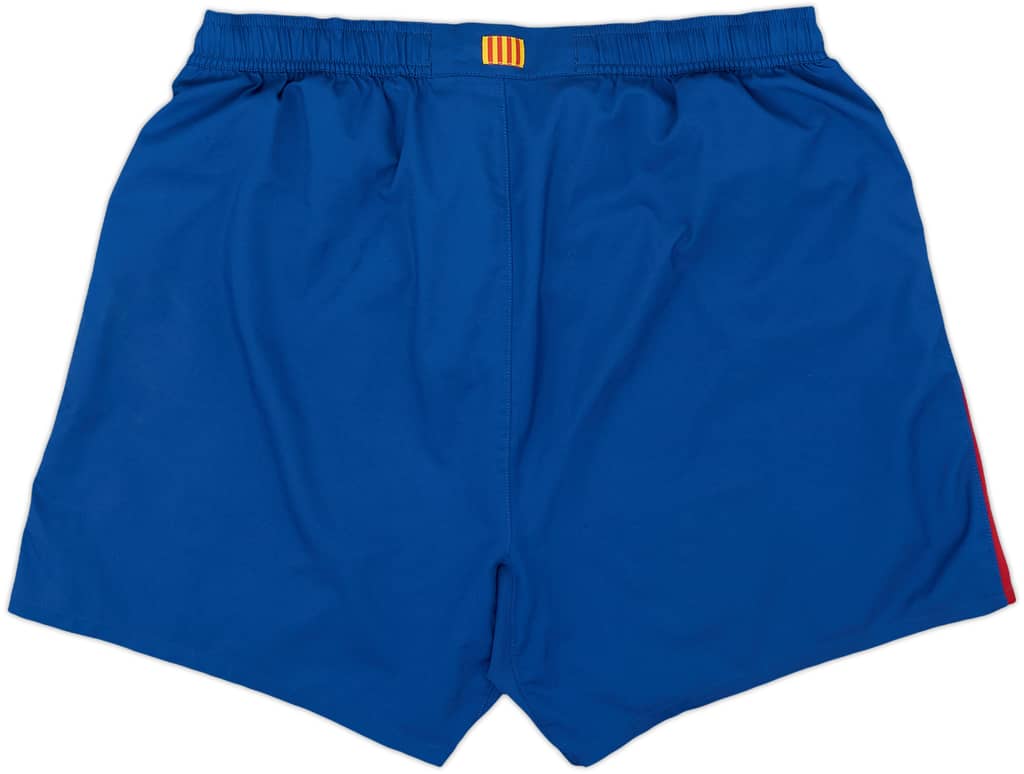 2009-10 Barcelona Player Issue Home Shorts #3 (Pique) - 7/10 - (XL)