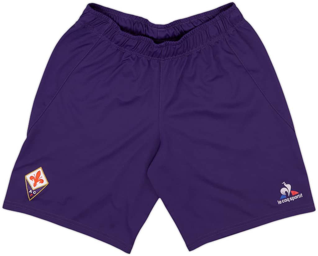 2019-20 Fiorentina Home Shorts - 8/10 - (L)