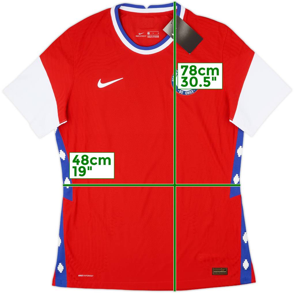 2020-21 Chile Authentic Home Shirt (L)