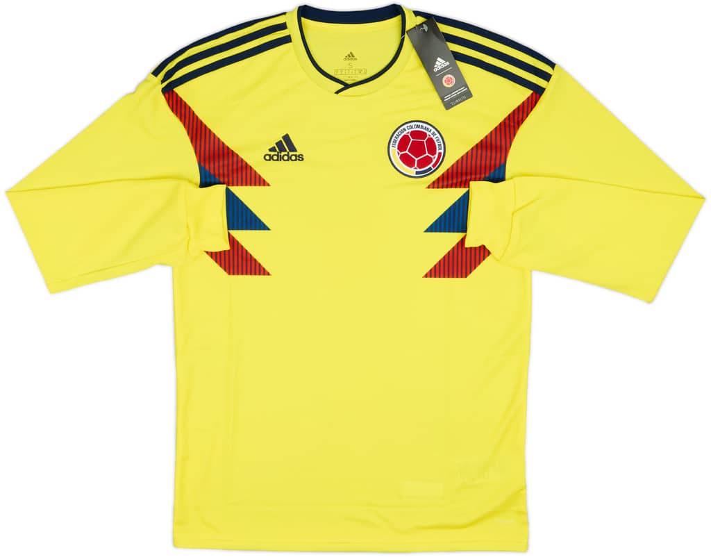 2018-19 Colombia Home L/S Shirt (S)