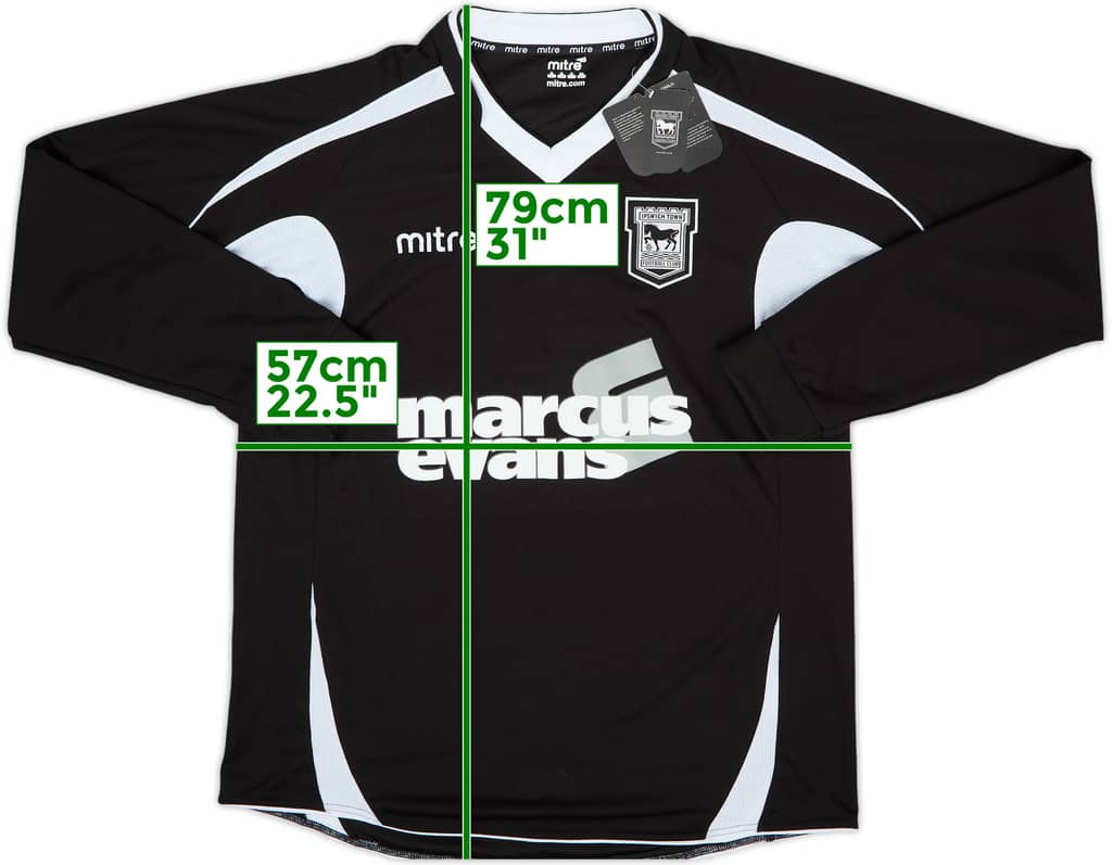 2010-12 Ipswich Away L/S Shirt (XL)