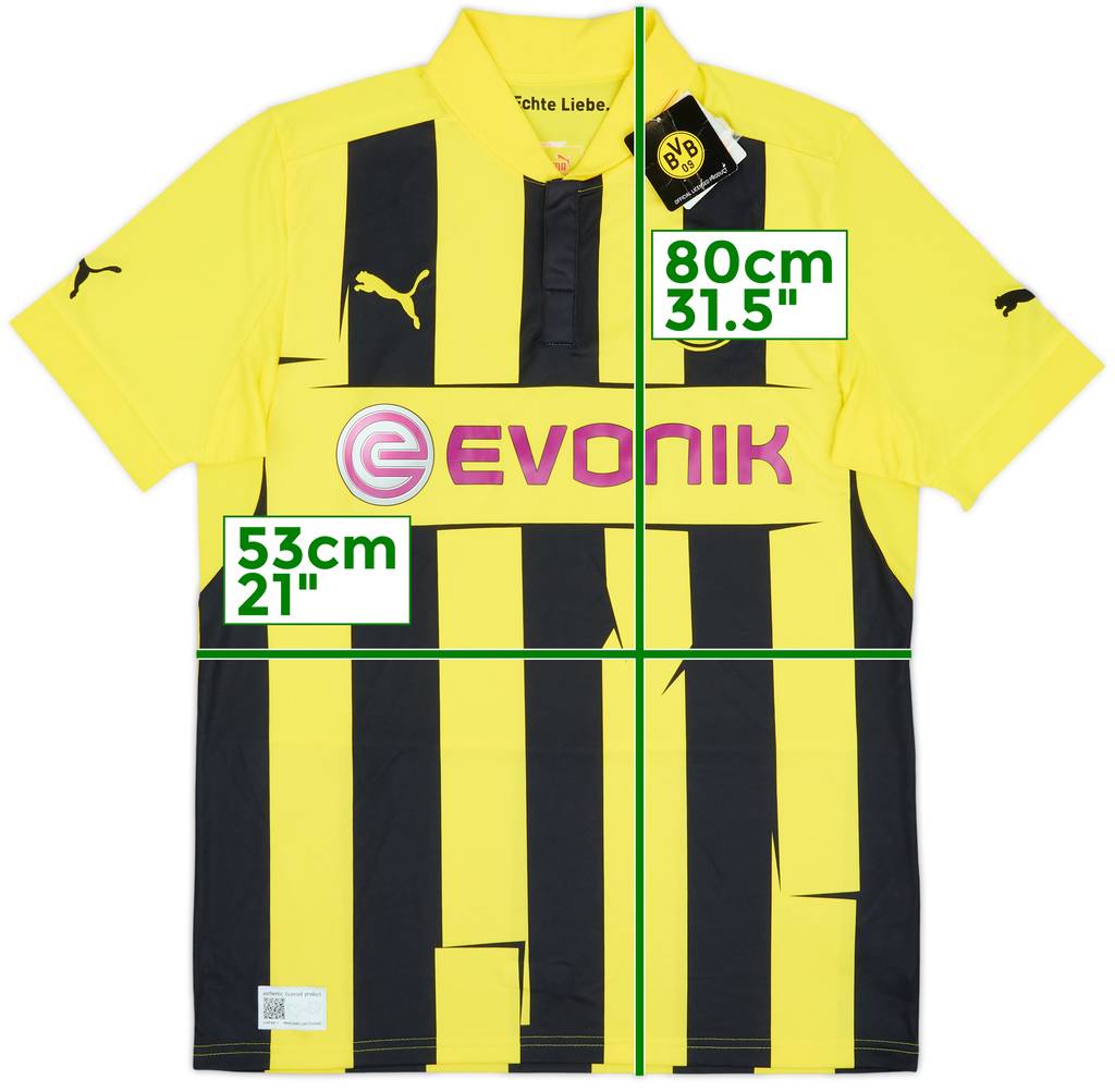 2012-13 Borussia Dortmund European Home Shirt (L)
