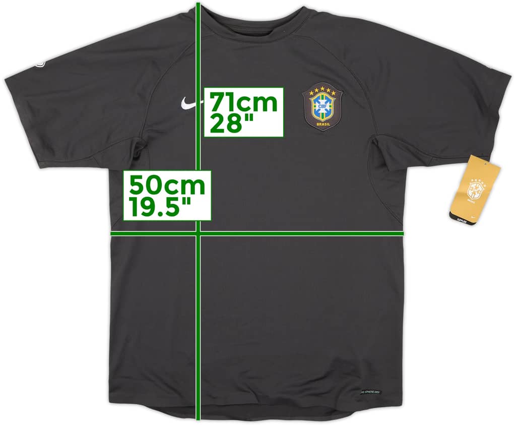 2006-07 Brazil Nike Player Issue Training Shirt (M)