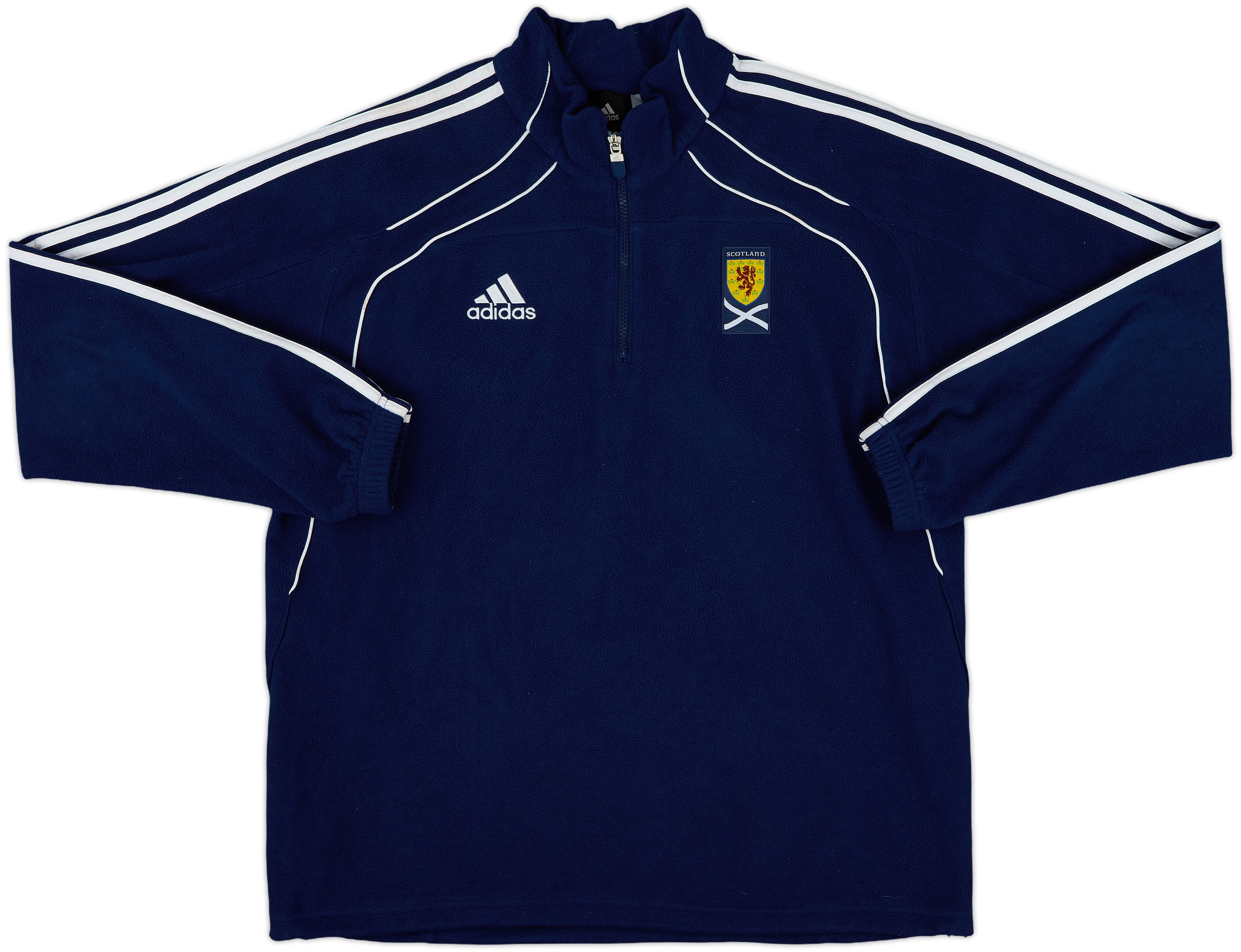 2010-11 Scotland adidas 1/4 Zip Fleece Top - 8/10 - (L)