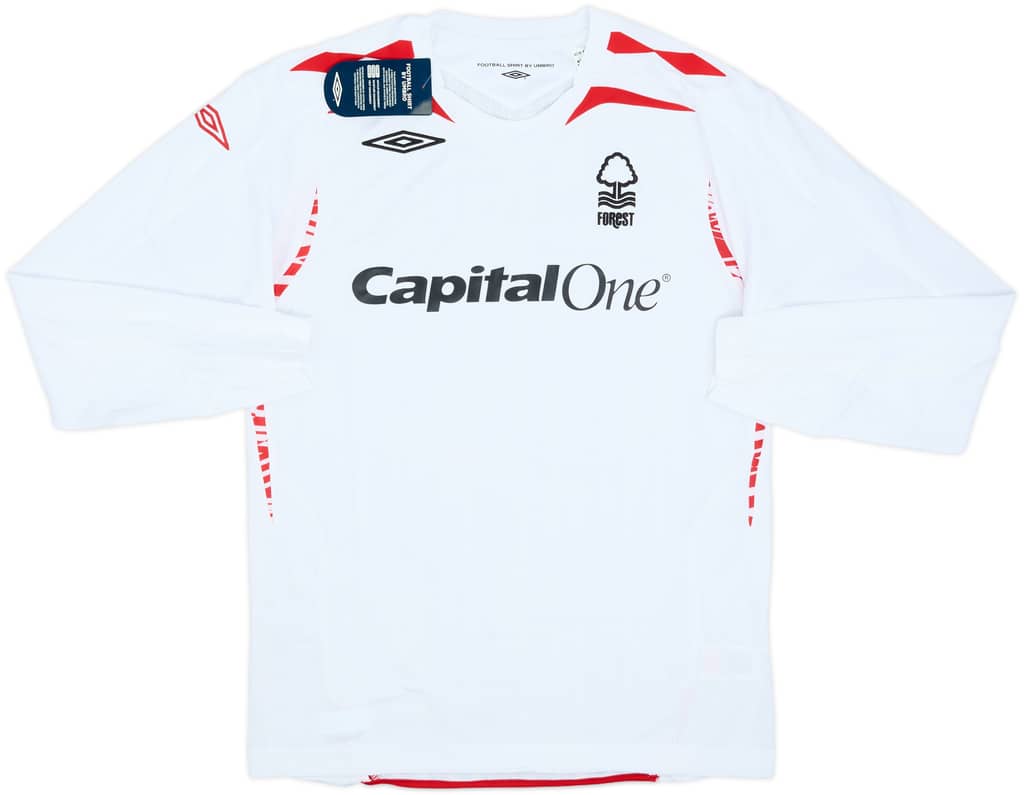 2007-08 Nottingham Forest Away L/S Shirt (S)