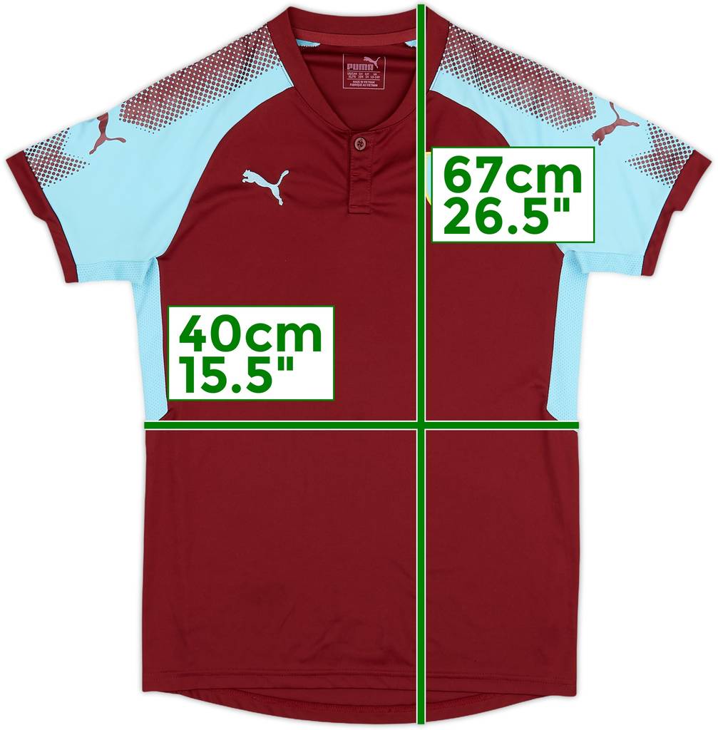 2017-18 Burnley Home Shirt - 10/10 - (XL.Boys)