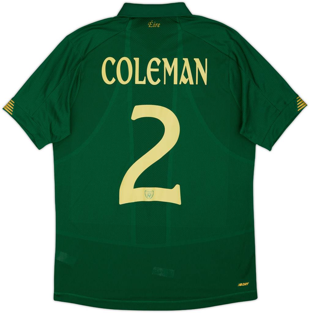 2020-21 Ireland Home Shirt Coleman #2 - 10/10 - (M)