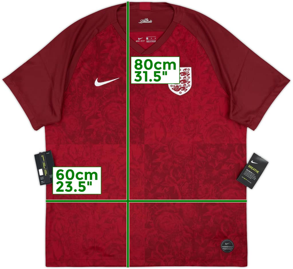 2019 England Lionesses Away Shirt (Men's XL)