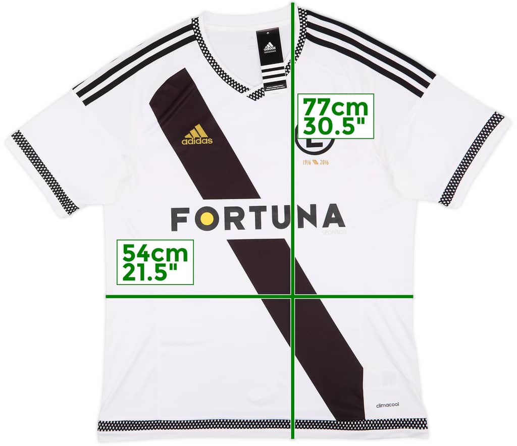 2016-17 Legia Warsaw Home Shirt (L)