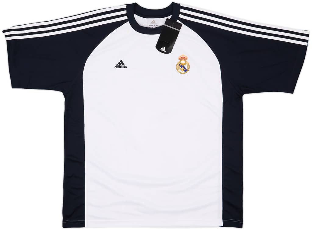 2003-04 Real Madrid Basketball adidas Training Shirt (L)