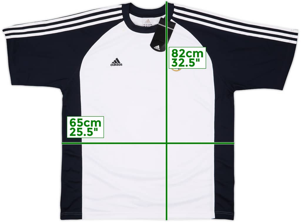 2003-04 Real Madrid Basketball adidas Training Shirt (L)