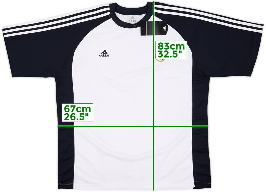 2003-04 Real Madrid Basketball adidas Training Shirt (XL)