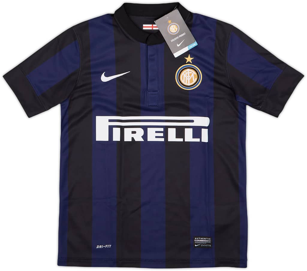 2013-14 Inter Milan Home Shirt (S.Boys)