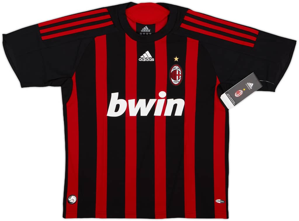 2008-09 AC Milan Home Shirt (M.Boys)