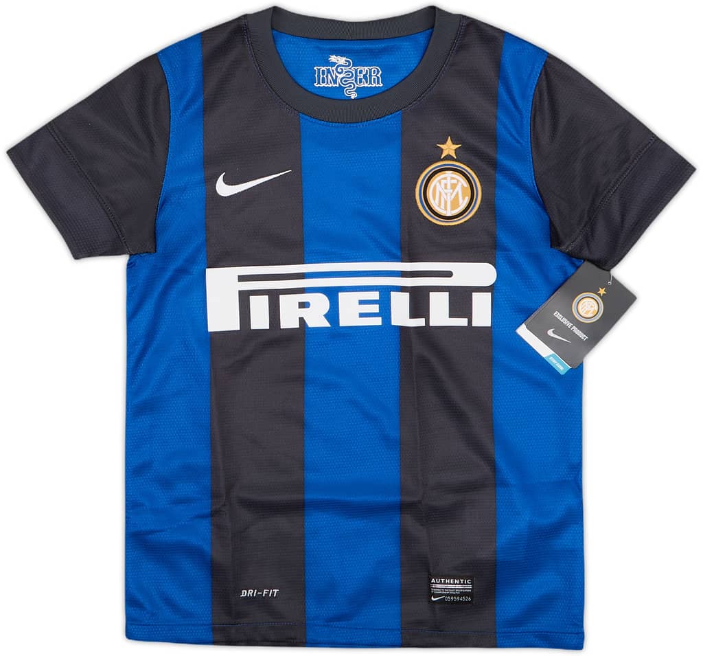 2012-13 Inter Milan Home Shirt (S.Boys)