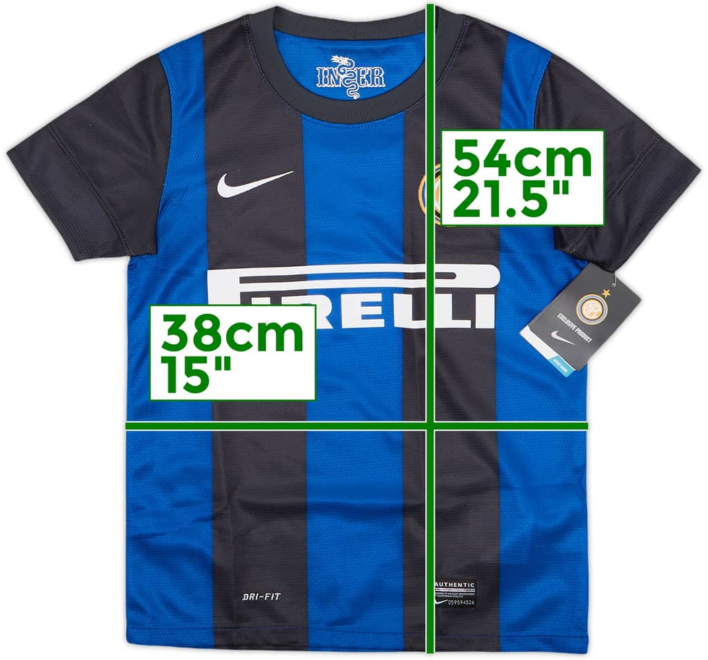 2012-13 Inter Milan Home Shirt (S.Boys)
