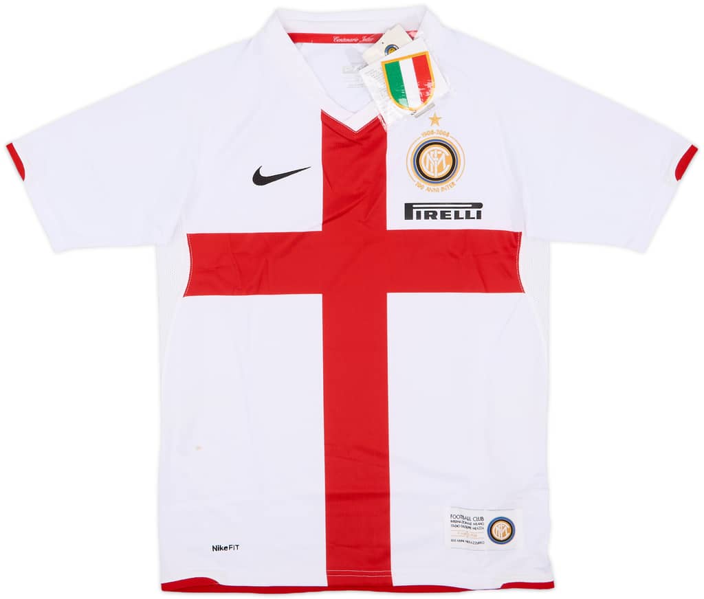 2007-08 Inter Milan Centenary Away Shirt (L.Boys)
