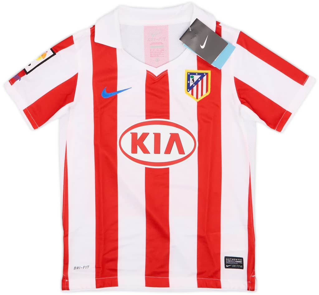 2010-11 Atletico Madrid Home Shirt (S.Boys)