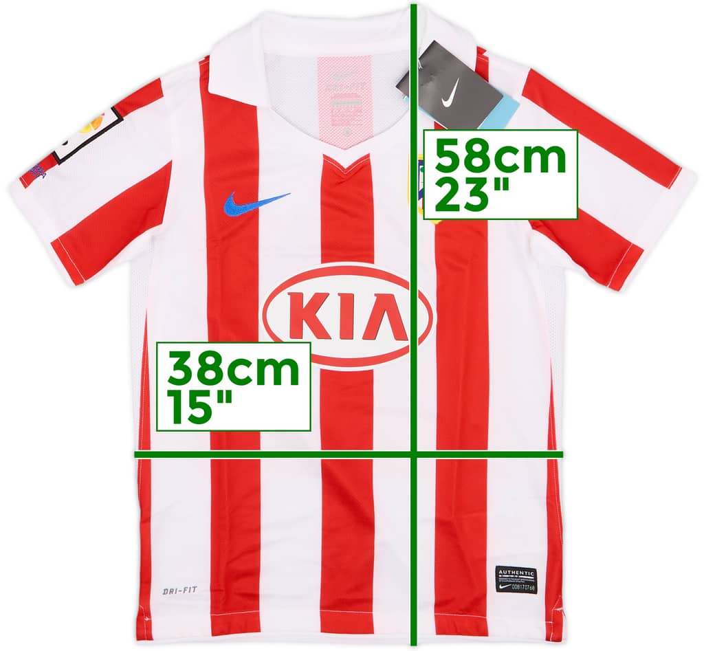 2010-11 Atletico Madrid Home Shirt (S.Boys)