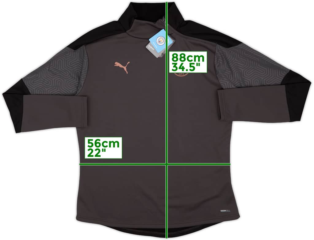 2019-20 Manchester City Puma 1/4 Zip Drill Top (XL)