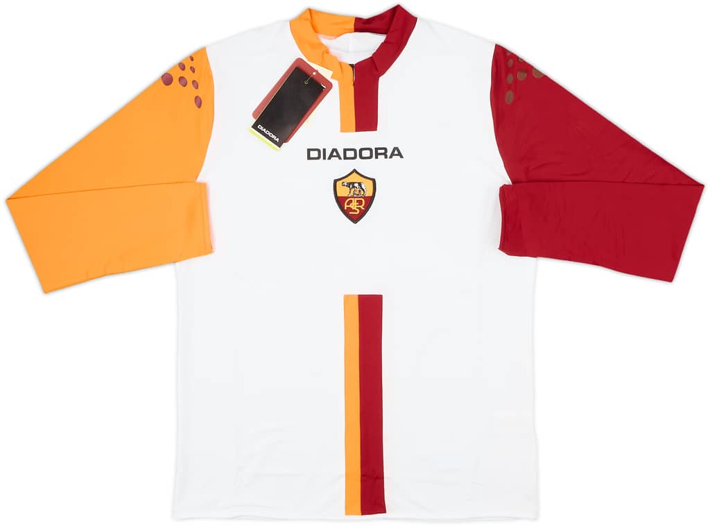 2005-06 Roma European Home L/S Shirt (M)
