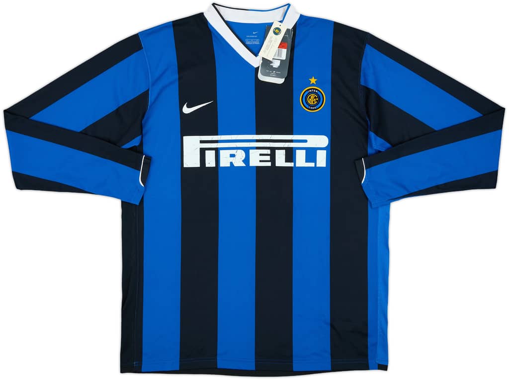 2006-07 Inter Milan Home L/S Shirt (L)