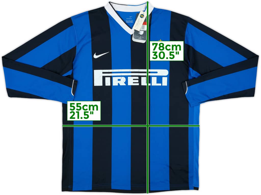 2006-07 Inter Milan Home L/S Shirt (L)