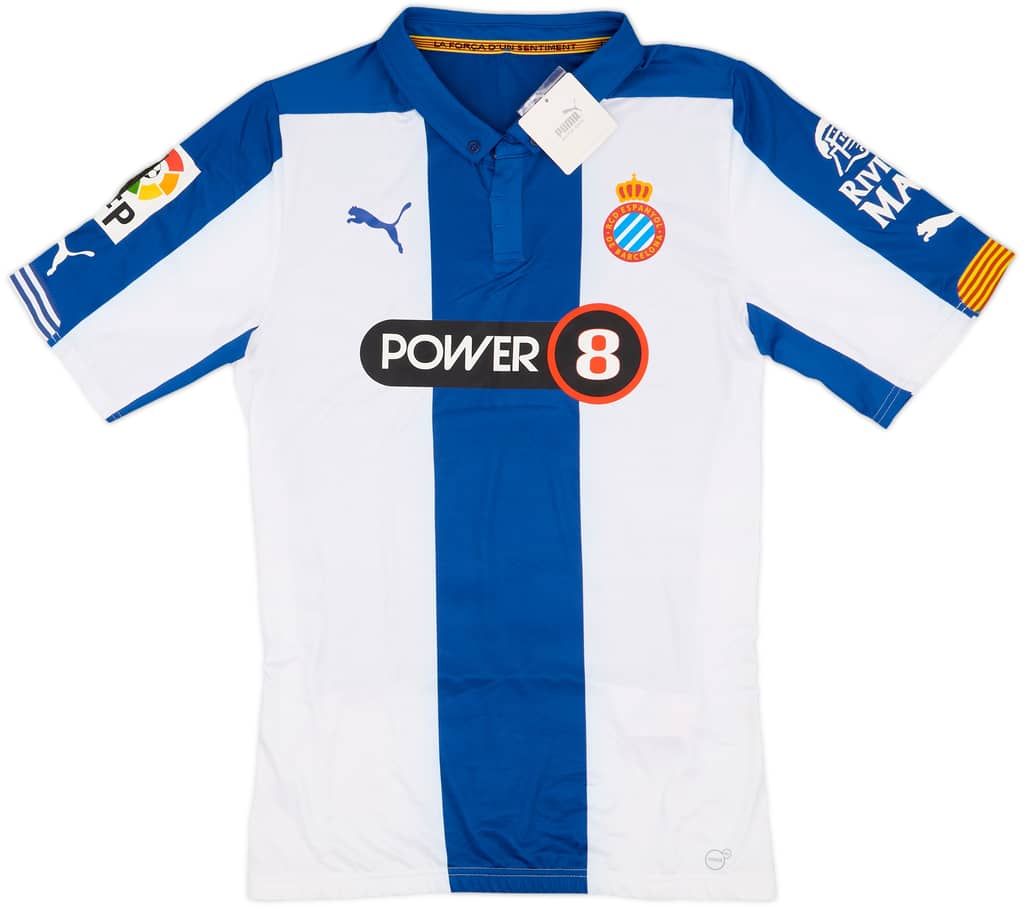 2014-15 Espanyol Authentic (ACTV Fit) Home Shirt (XXL)