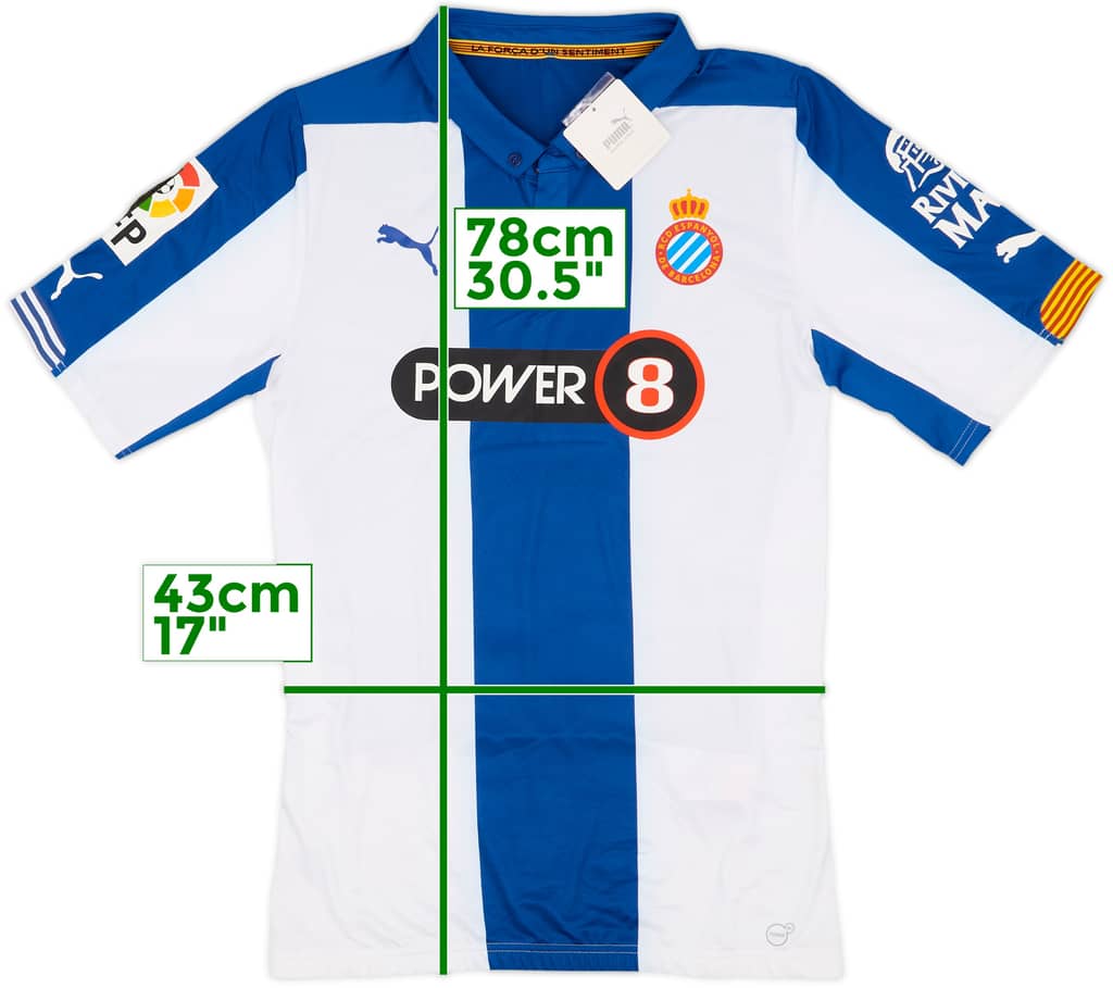 2014-15 Espanyol Authentic (ACTV Fit) Home Shirt (XXL)
