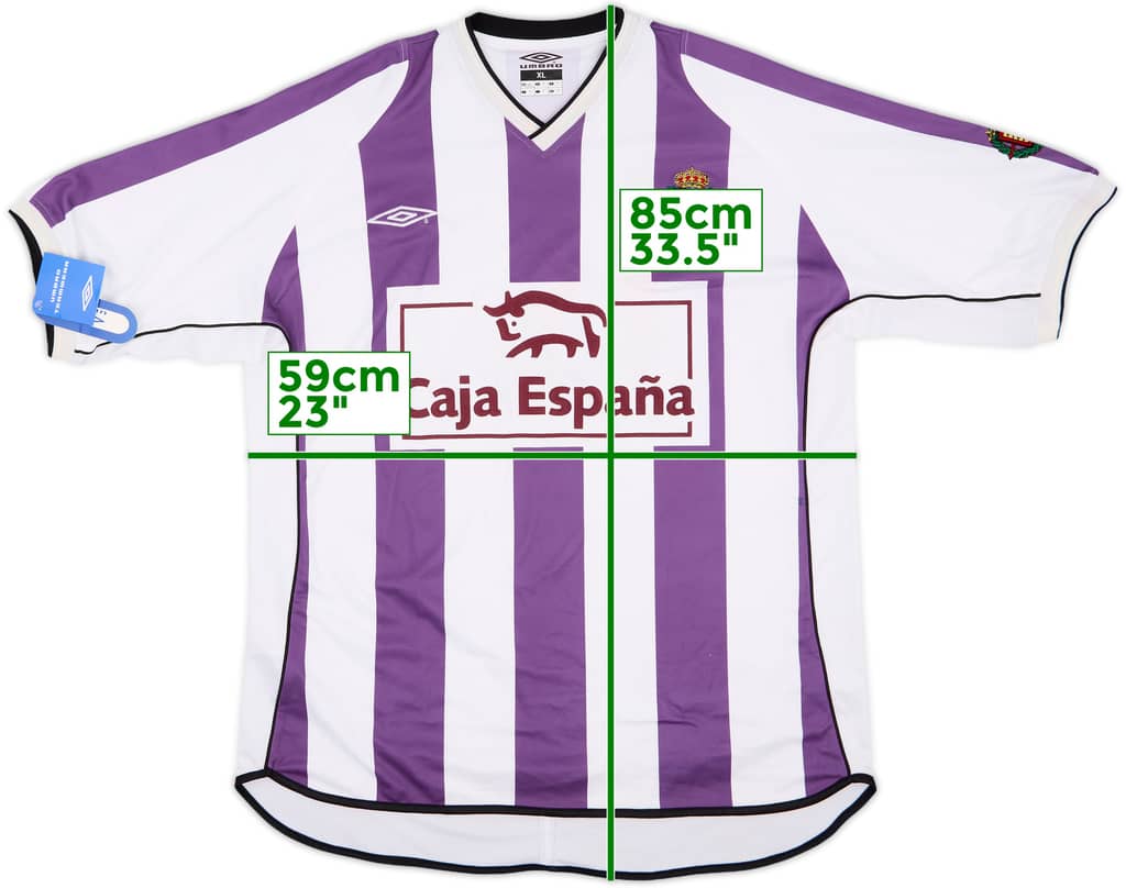 2001-02 Real Valladolid Home Shirt (XL)