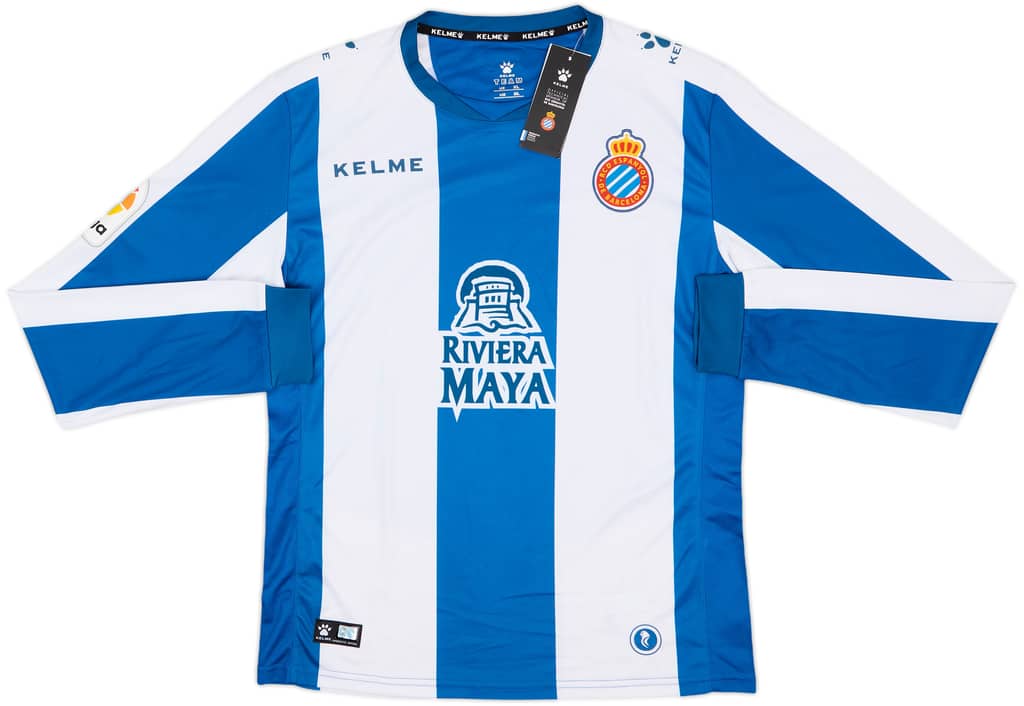 2018-19 Espanyol Home L/S Shirt (XL)