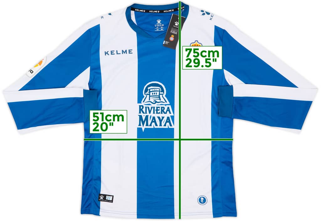 2018-19 Espanyol Home L/S Shirt (XL)