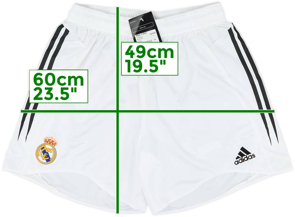2004-05 Real Madrid Home Shorts (XL)