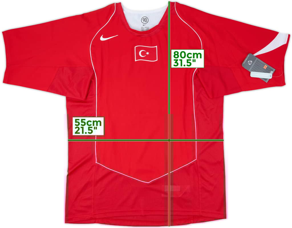 2004-06 Turkey Home Shirt (L)