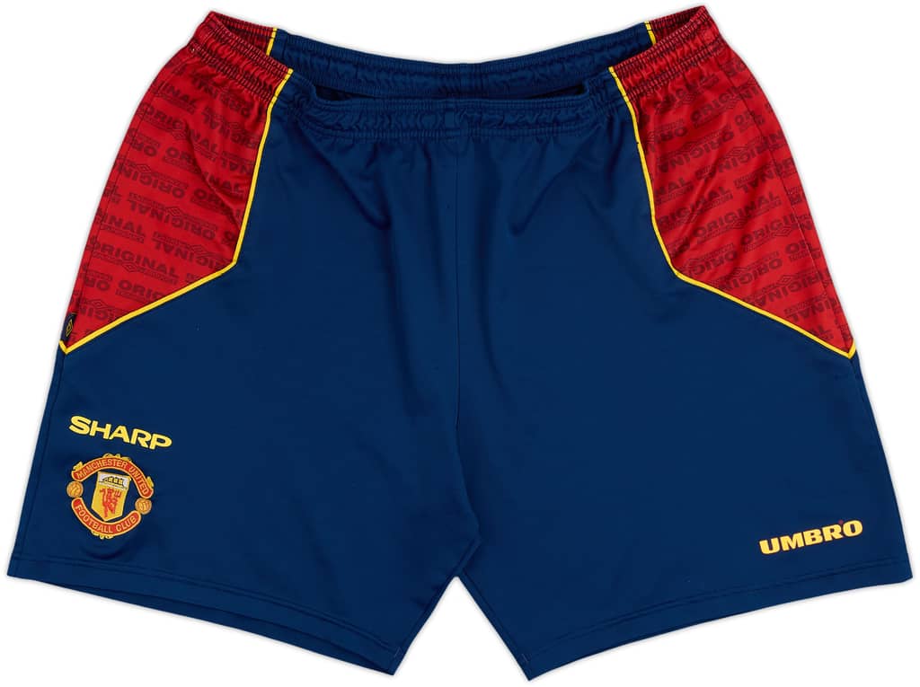 1996-98 Manchester United Umbro Leisure Shorts - 6/10 - (XXL)