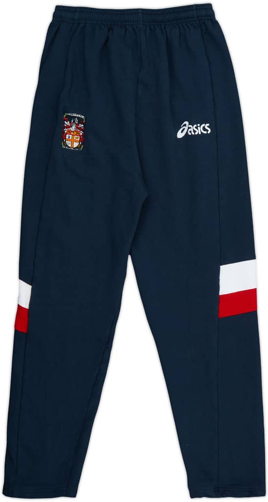 1998-99 Stoke City Asics Track Pants/Bottoms - 8/10 - (XL)