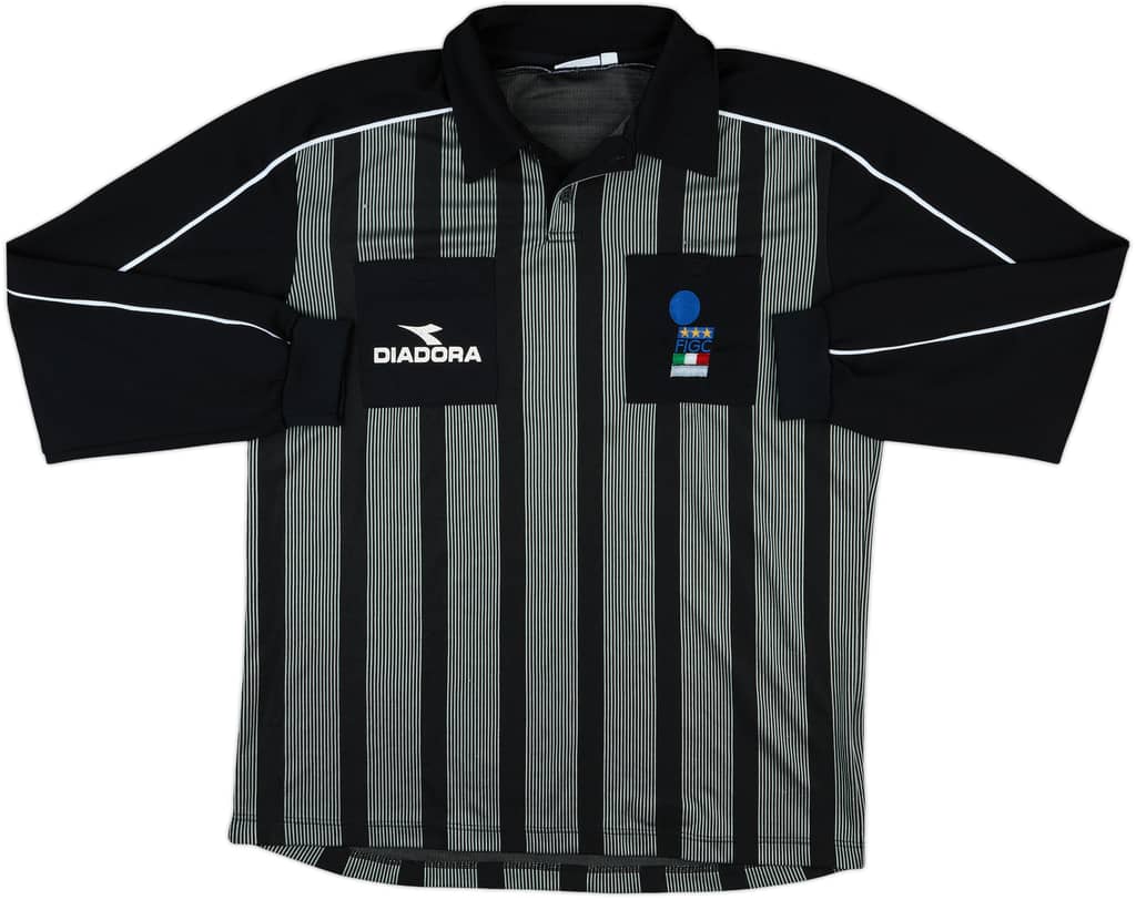 1999-00 Italy Diadora Referee L/S Shirt - 7/10 - (XL)