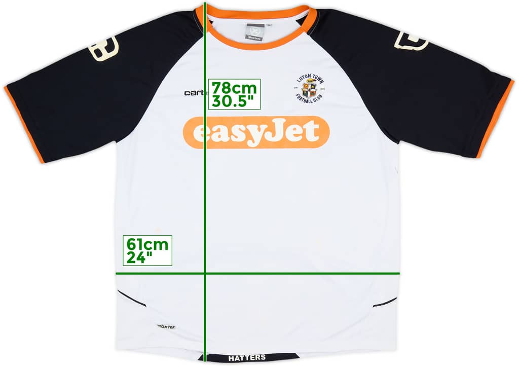 2009-10 Luton Town Away Shirt - 6/10 - (XL)