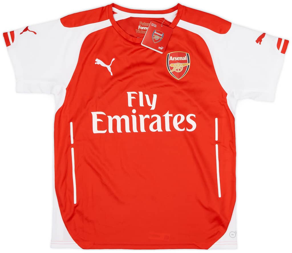 2014-15 Arsenal Home Shirt Arteta #8 (XL.Boys)