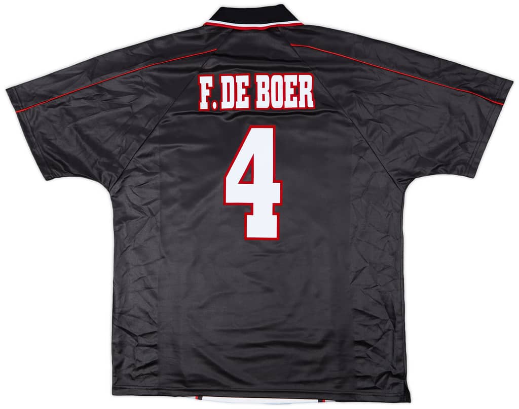 1998-99 Ajax Away Shirt F.De Boer #4 - 9/10 - (XL)