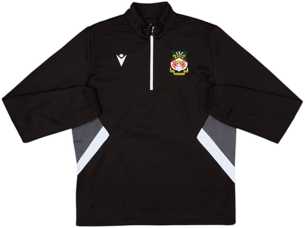2019-20 Wrexham Macron 1/4 Zip Training Top - 8/10 - (S)