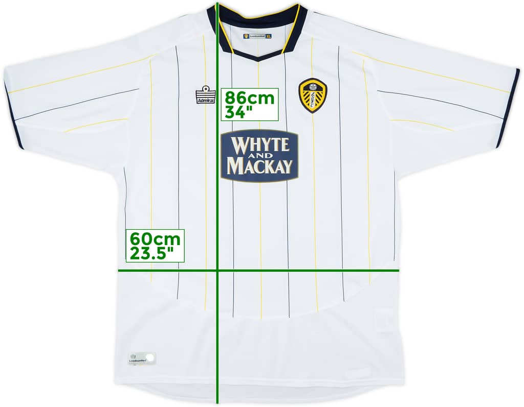2005-06 Leeds United Home Shirt - 8/10 - (XL)