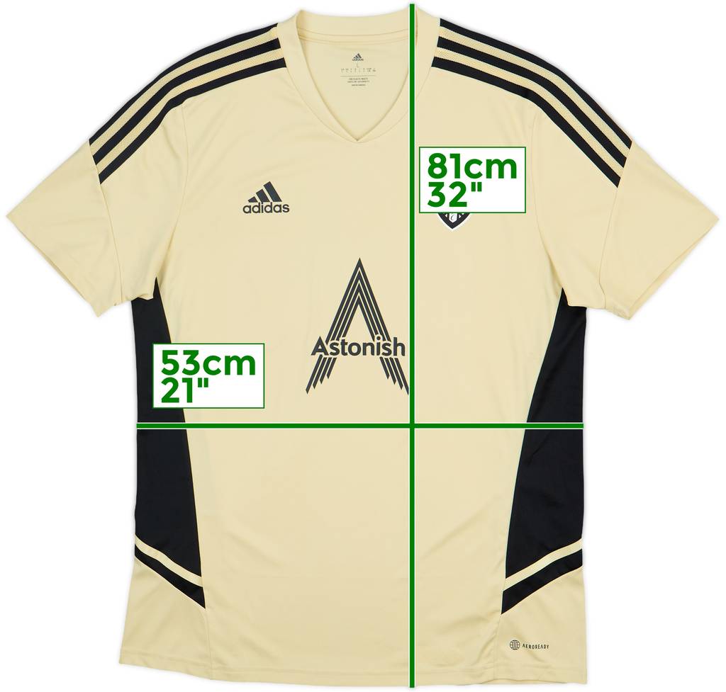 2022-23 Leeds United adidas Training Shirt - 10/10 - (L)